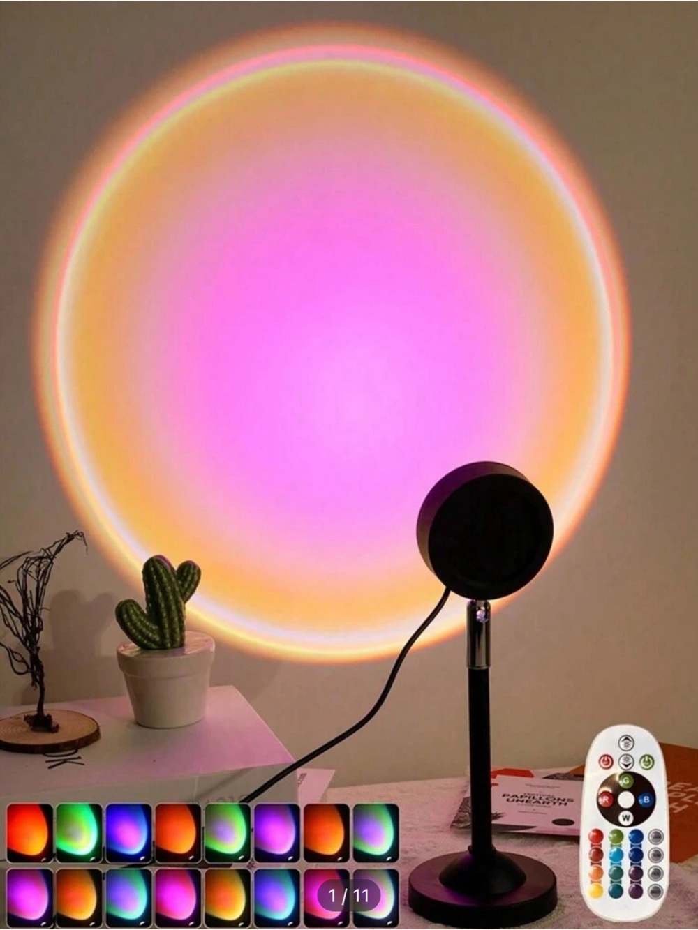Sunset lamp $5 add on